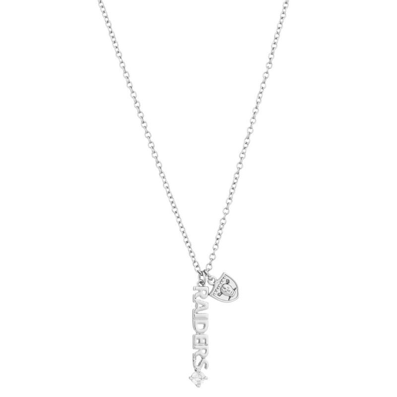 RAIDERS LAYERED NAMEPLATE CHARM NECKLACE