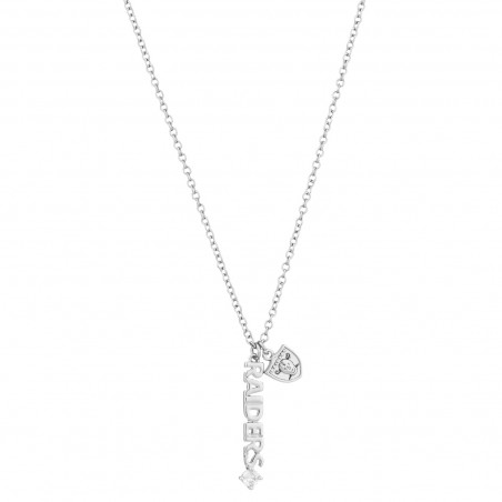 RAIDERS LAYERED NAMEPLATE CHARM NECKLACE