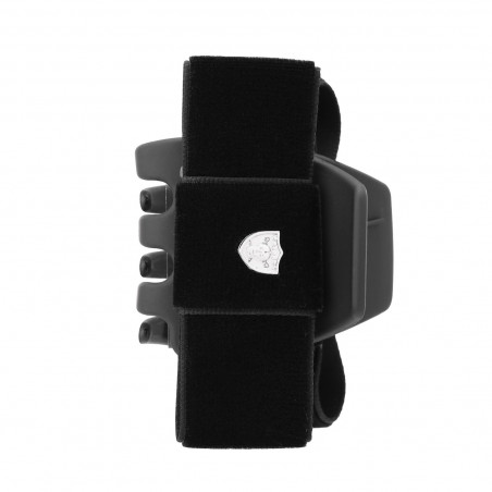 RAIDERS VELVET BOW CLAW CLIP