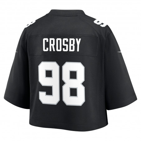NIKE WOMENS RAIDERS MAXX CROSBY CROPPED GAME JERSEY