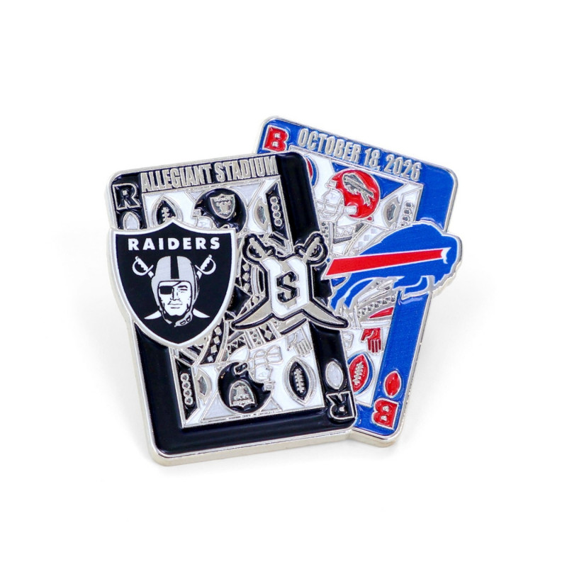 LAS VEGAS RAIDERS VS. BILLS 2026 GAME DAY PIN
