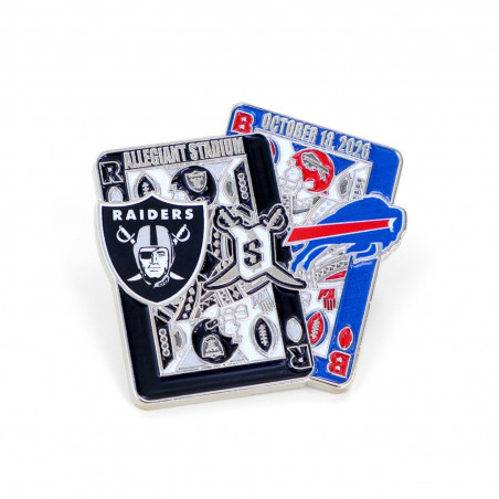 LAS VEGAS RAIDERS VS. BILLS 2026 GAME DAY PIN