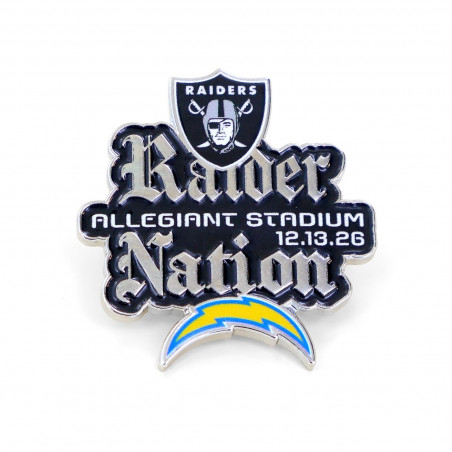 LAS VEGAS RAIDERS VS. CHARGERS 2026 GAME DAY PIN