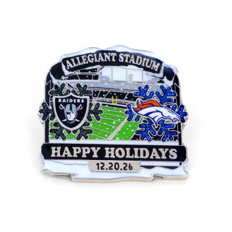 LAS VEGAS RAIDERS VS. BRONCOS 2026 GAME DAY PIN