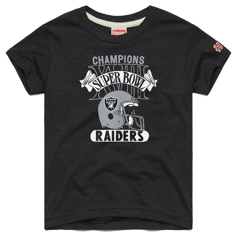 HOMAGE YOUTH RAIDERS SUPER BOWL XVIII CHAMPIONS TEE