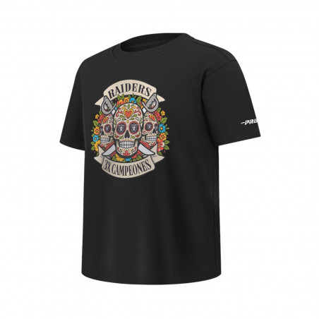 PRO STANDARD YOUTH VIVA LOS RAIDERS 3X CAMPEONES TEE
