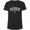 NEW ERA GIRLS YOUTH RAIDERS V-NECK FLIP SEQUIN TEE
