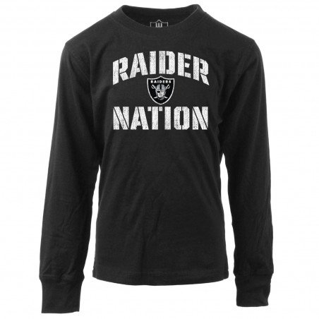 YOUTH RAIDER NATION LONG SLEEVE TEE | Raiders Youth Gear | GameDay