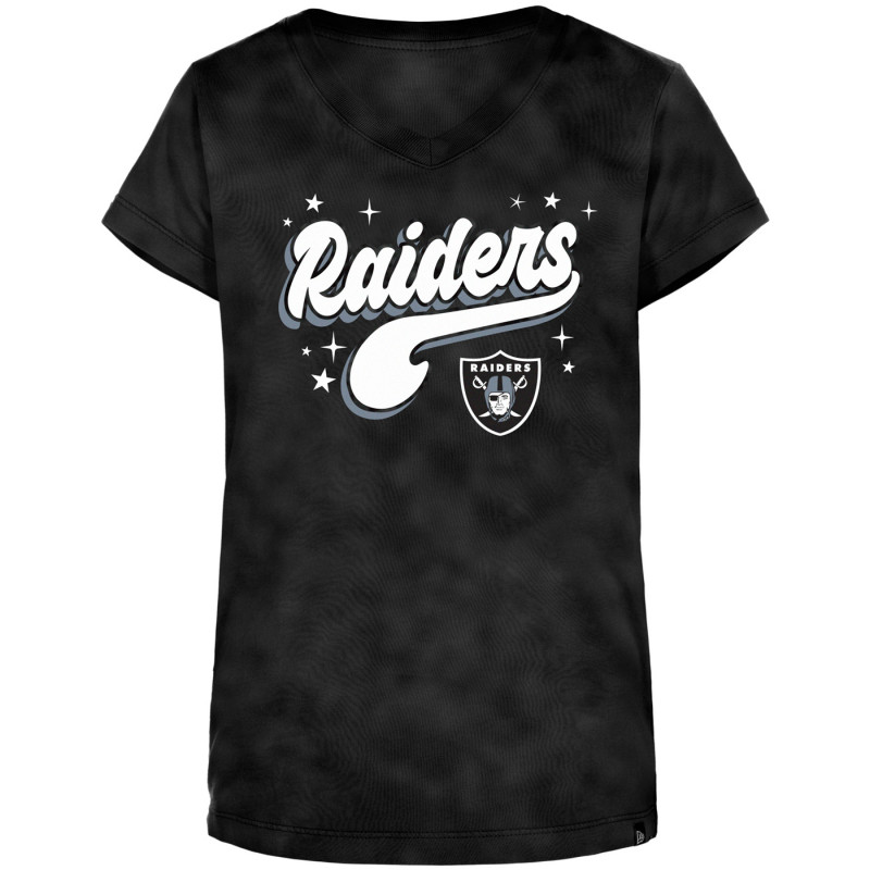 NEW ERA GIRLS HIGH LOW V-NECK TEE