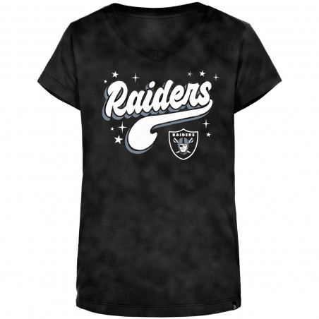 NEW ERA GIRLS HIGH LOW V-NECK TEE