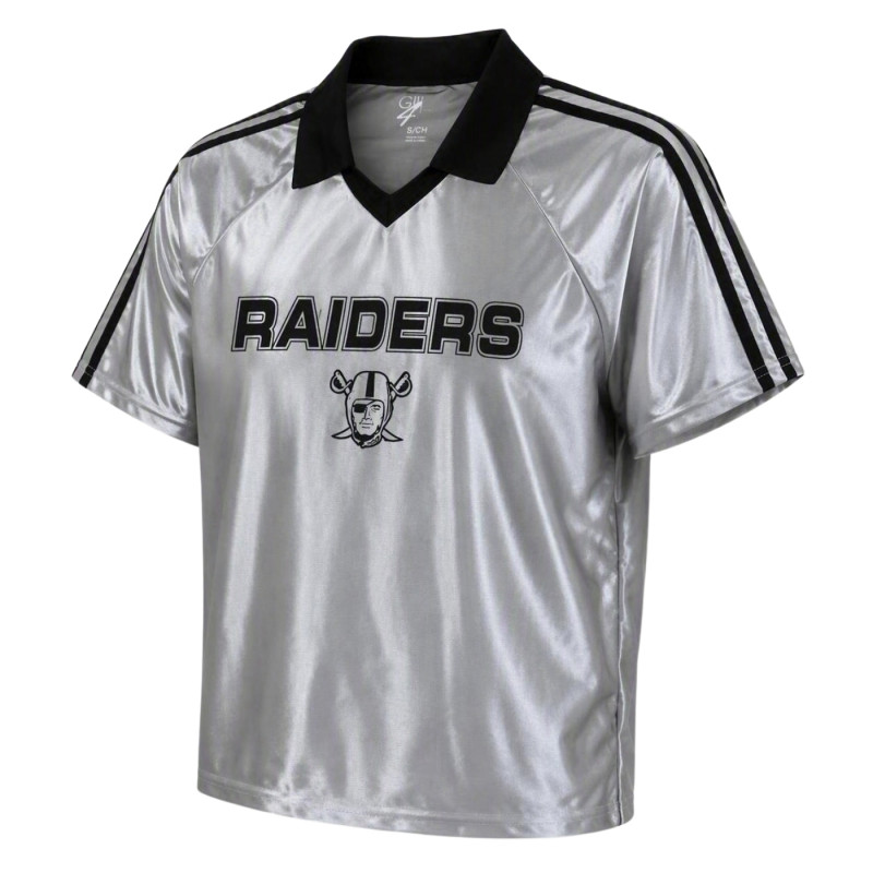 WOMENS RAIDERS MONEY BALL SATIN TEE