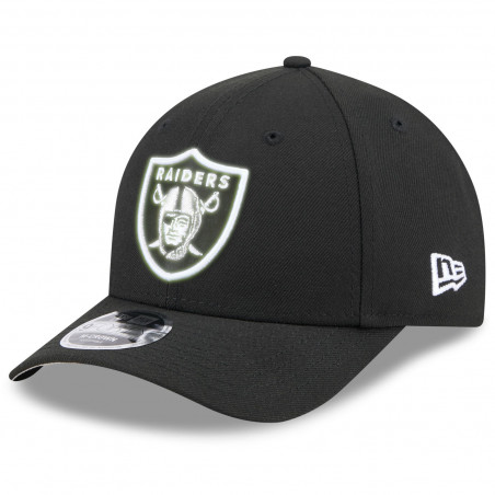 NEW ERA RAIDERS 9FORTY GLOW IN THE DARK SHIELD CAP