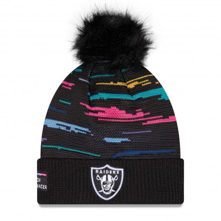 NEW ERA WOMENS RAIDERS 2026 CRUCIAL CATCH KNIT CAP