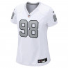 NIKE WOMENS RAIDERS MAXX CROSBY COLOR RUSH GAME JERSEY