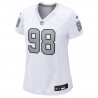 NIKE WOMENS RAIDERS MAXX CROSBY COLOR RUSH GAME JERSEY