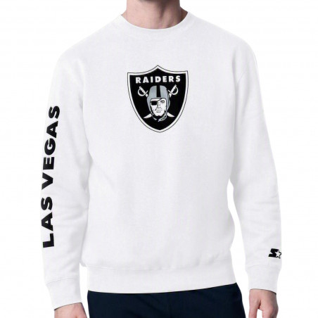 STARTER LAS VEGAS RAIDERS SHIELD LOGO LONG SLEEVE TEE