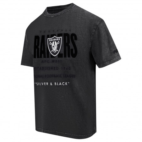 PRO STANDARD RAIDERS ECLIPSE ENZYME WASH TEE