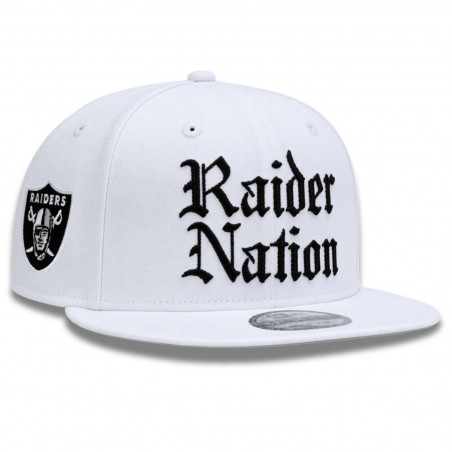 NEW ERA RAIDER NATION 9FIFTY OLE ENGLISH CHAINSTITCH SHIELD CAP