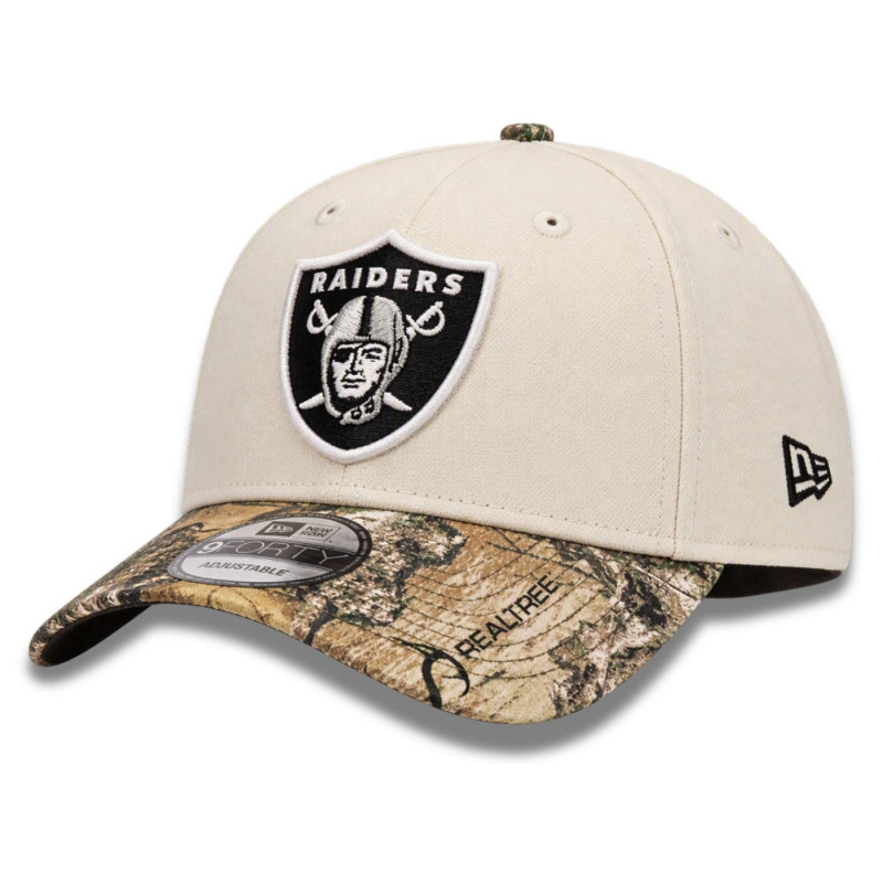 NEW ERA RAIDERS 9FORTY REALTREE TWO TONE CAP