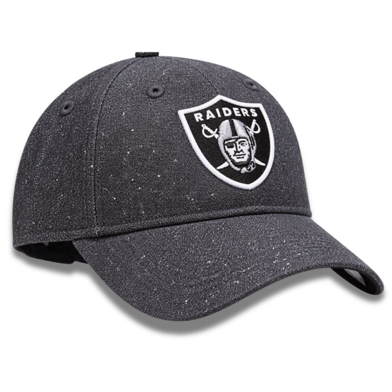 NEW ERA WOMENS RAIDERS 9TWENTY SHIMMER SHIELD CAP