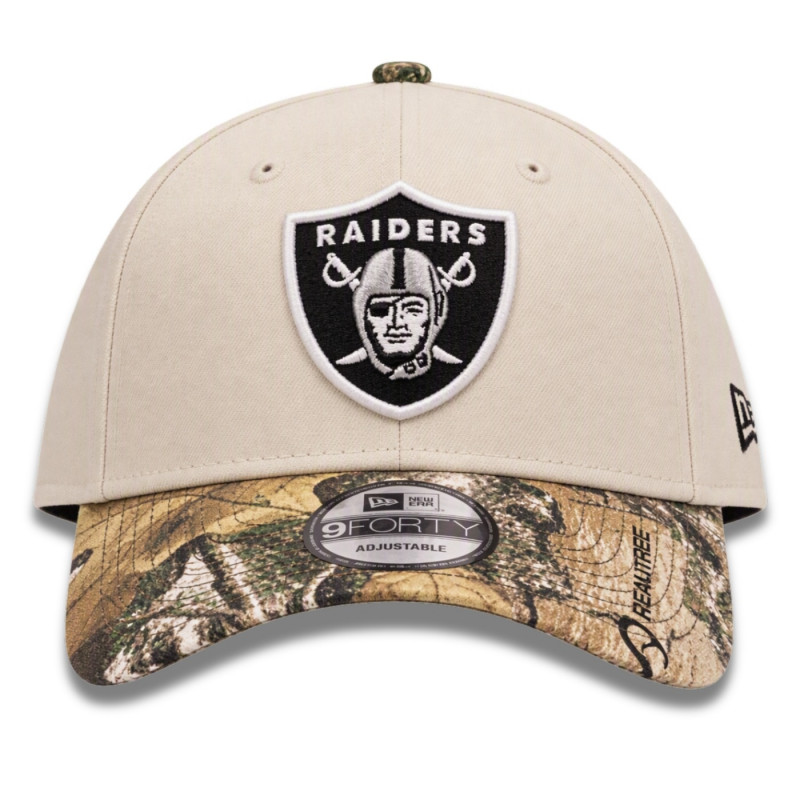 NEW ERA RAIDERS 9FORTY REALTREE TWO TONE CAP