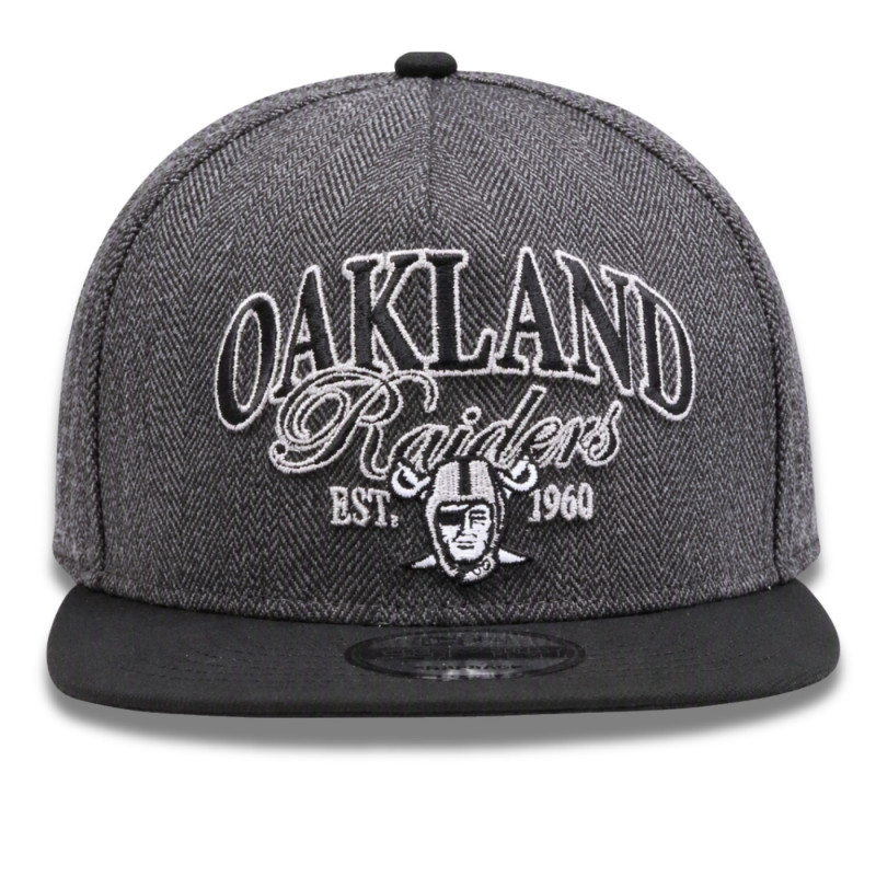 NEW ERA OAKLAND RAIDERS 9FIFTY HERRINGBONE PIRATE CAP