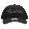 NEW ERA WOMENS RAIDERS 9FORTY RHINESTONE SCRIPT CAP