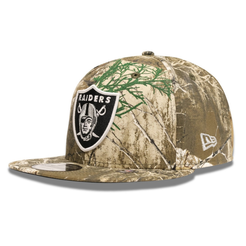 NEW ERA RAIDERS 9FIFTY REALTREE SHIELD CAP