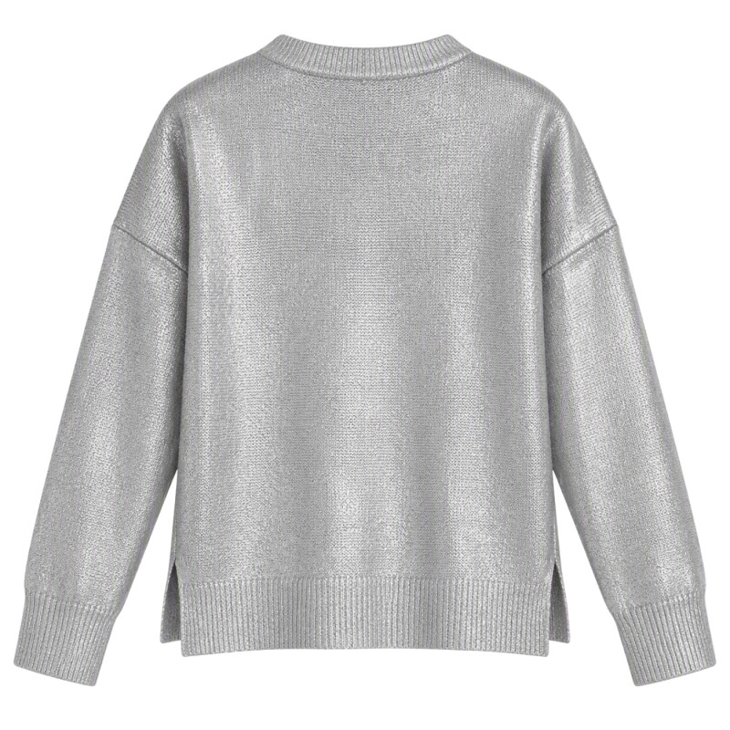 Womens Raiders Shine Down Metallic Sweater | Official Raiders