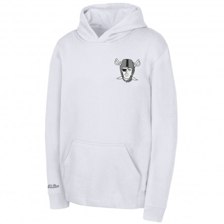 MITCHELL & NESS YOUTH RAIDERS TAILSWEEP TOUCHDOWN FLEECE PULLOVER HOODIE