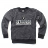 RAIDERS JUVENILE REVERSIBLE FLEECE CREWNECK SWEATSHIRT