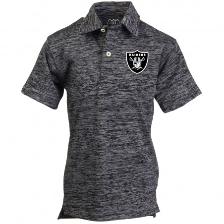 RAIDERS YOUTH CLOUDY YARN SHORT SLEEVE POLO