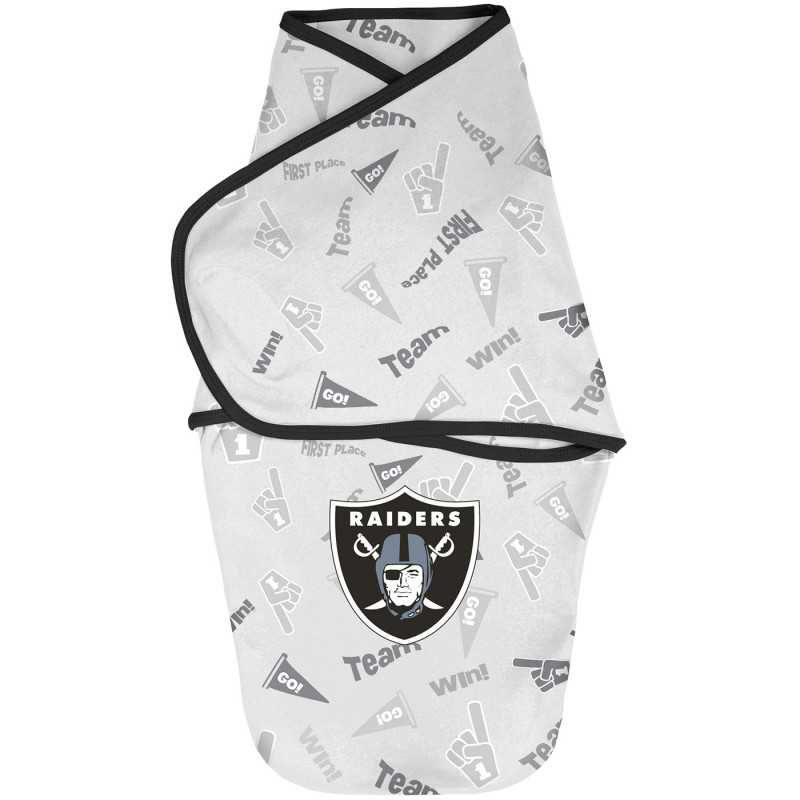 NEWBORN RAIDERS BABY COCOON 2-PIECE SWADDLE SET