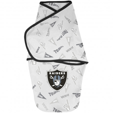 NEWBORN RAIDERS BABY COCOON TWO PIECE SWADDLE SET