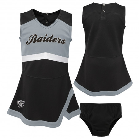 GIRLS TODDLER RAIDERS 2-PIECE CHEER CAPTAIN SET