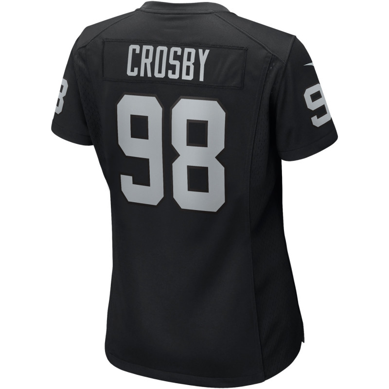 NIKE WOMENS RAIDERS MAXX CROSBY GAME JERSEY