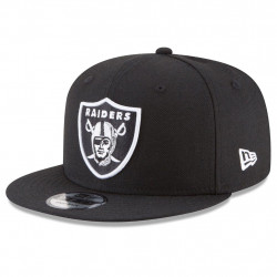 RAIDERS ブラックキャップ シールドロゴ NEW ERA 9FIFTY SHIELD LOGO CAP