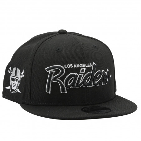 NEW ERA 9FIFTY LOS ANGELES RAIDERS SHIELD SCRIPT CAP