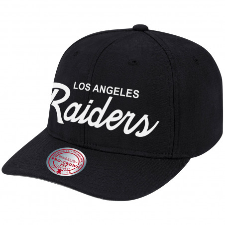 MITCHELL & NESS LOS ANGELES RAIDERS PRO CROWN SCRIPT CAP