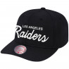 MITCHELL & NESS LOS ANGELES RAIDERS PRO CROWN SCRIPT CAP