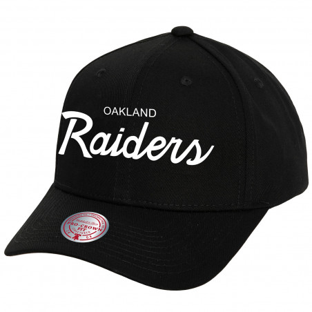 MITCHELL & NESS 2024 OAKLAND RAIDERS PRO CROWN SCRIPT CAP