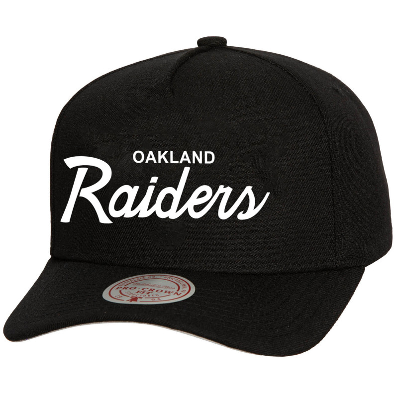 MITCHELL & NESS OAKLAND RAIDERS SCRIPT PRO PINCH CAP