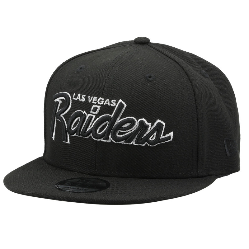 NEW ERA 9FIFTY LAS VEGAS RAIDERS BLACK SCRIPT CAP