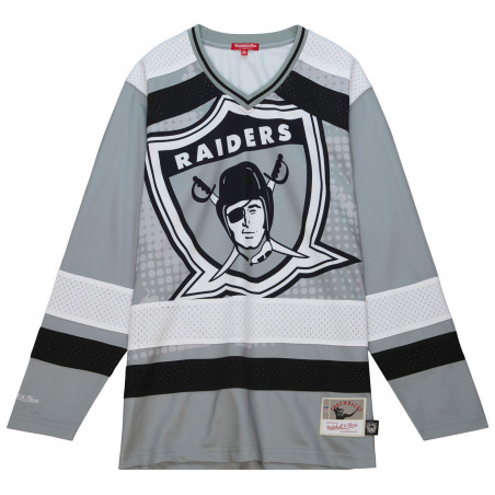 MITCHELL & NESS WOMENS RAIDERS BIG FACE 7.0 FASHION JERSEY TOP