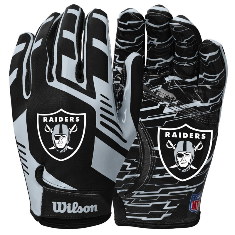 RAIDERS STRETCH FIT RECEIVER GLOVES