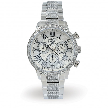 WOMENS RAIDERS LIMITED EDITION STAINLESS STEEL WATCH