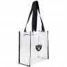 RAIDERS CLEAR 11X11 ZIP TOTE