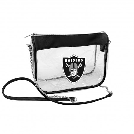 RAIDERS HYPE CLEAR PURSE WITH STRAP