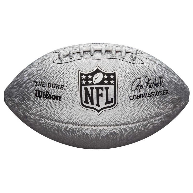 NFL DUKE SILVER REPLICA FOOTBALL