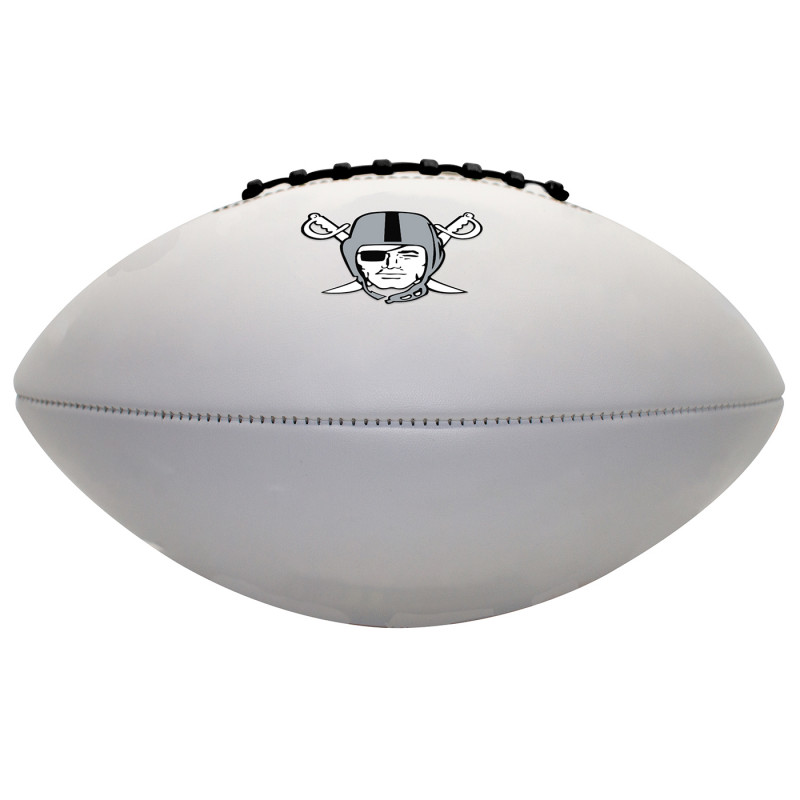 RAIDERS PIRATE AUTOGRAPH FOOTBALL